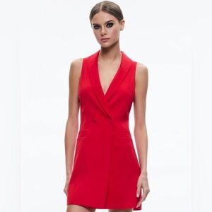 $465 Red Alice and Olivia Dress